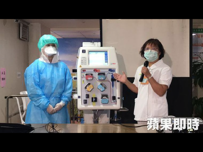 全球首例　武肺重症患者血液淨化3天救回一命